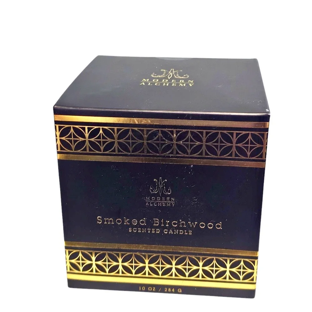 Modern Alchemy Smoked Birchwood Scented Candle 10 oz Luxury Home‎ Fragrance